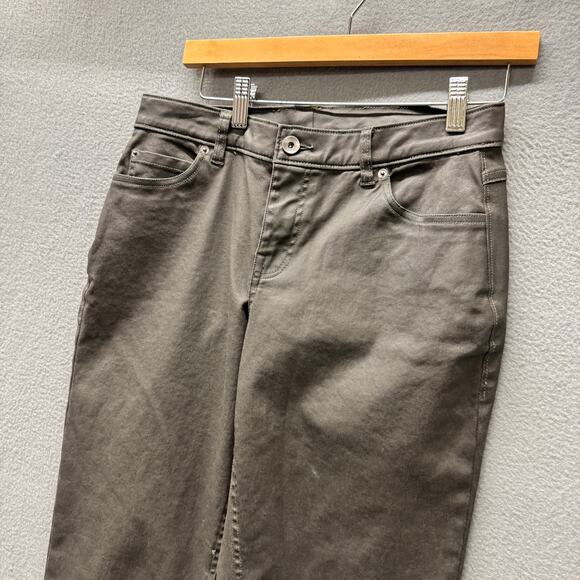 Ecru Jeans Womens 8 (30x31 ACTUAL) Gray Morrison Leather-Look Denim - Picture 6 of 8